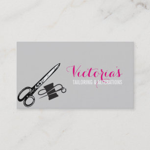 Alteration, Tailor , Tailor, Seamstress Business Card