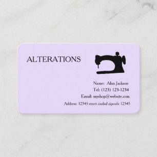 ALTÉRATIONS CARTES DE VISITE