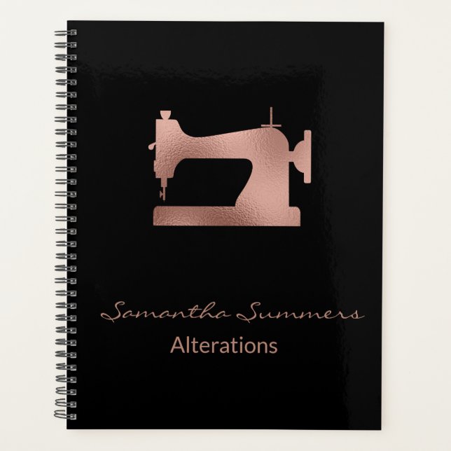 Altérations de la machine à coudre rose Gold Foil (Devant)