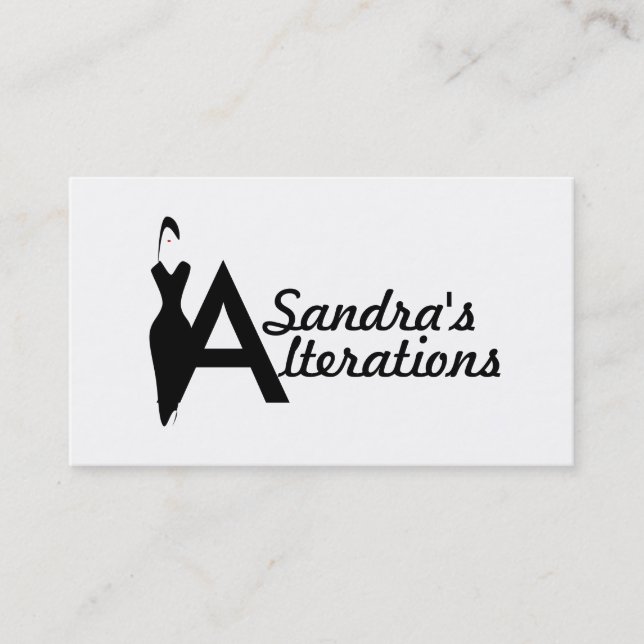 Alterations, Tailor Business Card (Front)