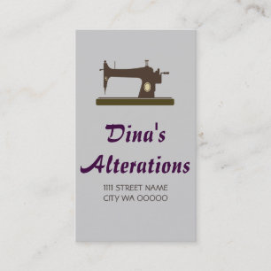 Alterations Tailor Tailoring Seamstress, Tailor Business Card