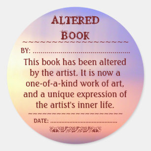 Altered Book sticker