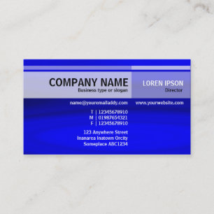 Alternate Tones - Blue Galaxy Business Card