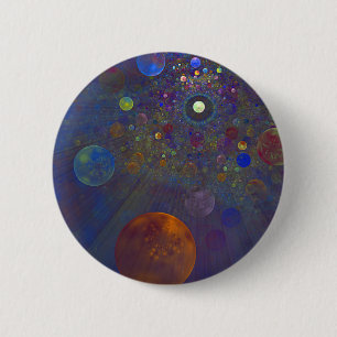 Alternate Universe Abstract Art 2 Inch Round Button