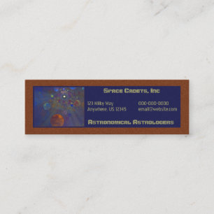 Alternate Universe Abstract Art Mini Business Card