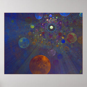 Alternate Universe Abstract Art Poster