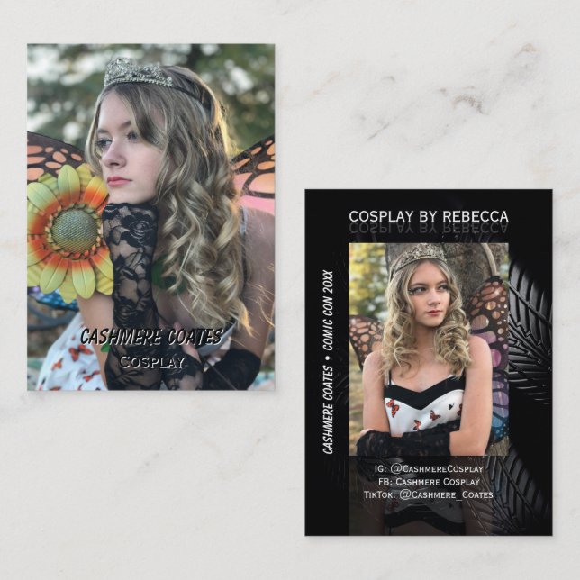 Alternate Universe Coscards Cosplay Trading Cards (Front/Back)