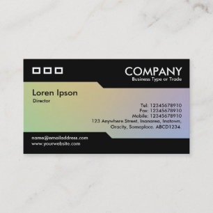 Alternatif - Carte de visite de dégradé doux