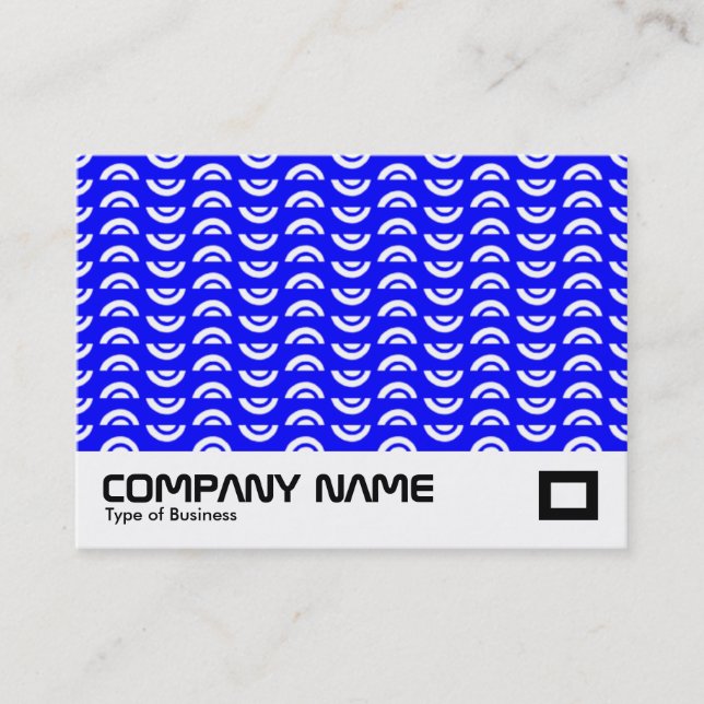 Alternating Circles Pattern Business Card (Front)