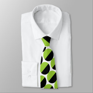 Alternating Crescents 05a - Martian Green Tie
