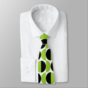 Alternating Crescents 07 - Martian Green and Black Tie