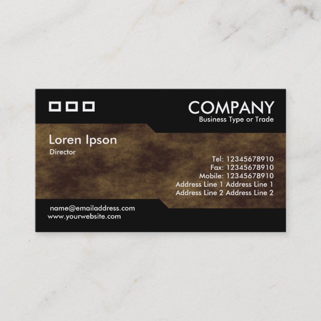 Alternating - Planetary Terrain Texture Business Card (Front)