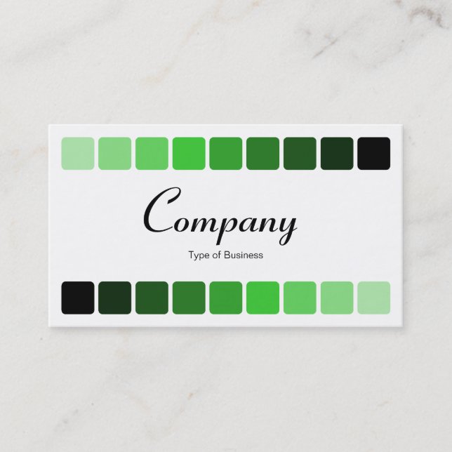 Alternating Shades v2 Business Card (Front)