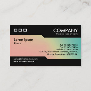 Alternating - Soft Gradients Business Card