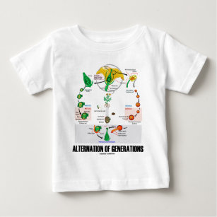 Alternation Of Generations (Flower Life Cycle) Baby T-Shirt