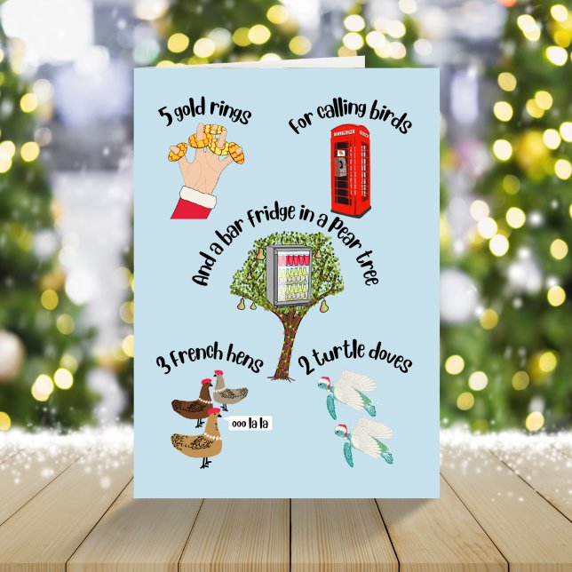 Alternative 12 jours de Noël Carte de vacances (Créateur téléchargé)