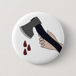 Alternative Axe 2 Inch Round Button