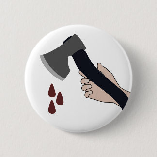 Alternative Axe 2 Inch Round Button