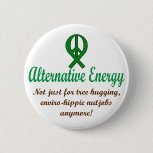 Alternative Energy 2 Inch Round Button