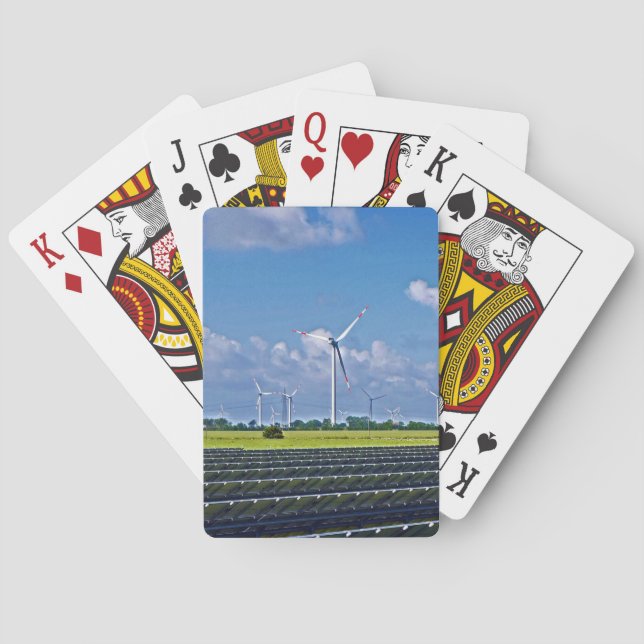 Alternative Energy - Solar and Wind Playing Cards (Back)