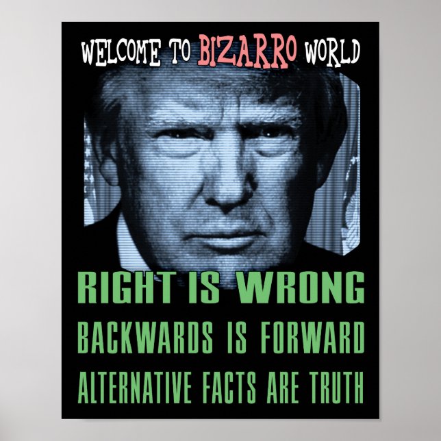 Alternative Facts Are Truth - Anti President Trump Poster (Front)
