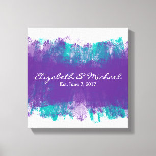 Alternative Guest Book Stretched Canvas Print