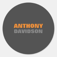 Alternative Perfect Size Grey Orange Bold Text