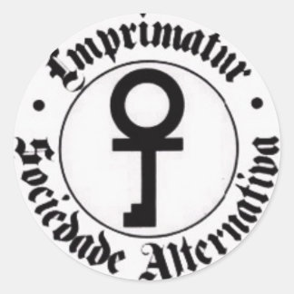 Alternative Society Classic Round Sticker