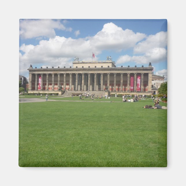 altes museum green magnet (Front)