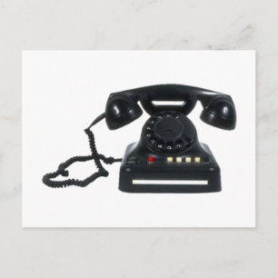 altes Telefon old telephone Postcard