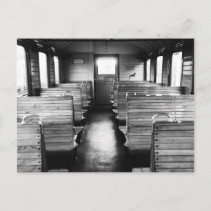 Altes Zugabteil Postcard
