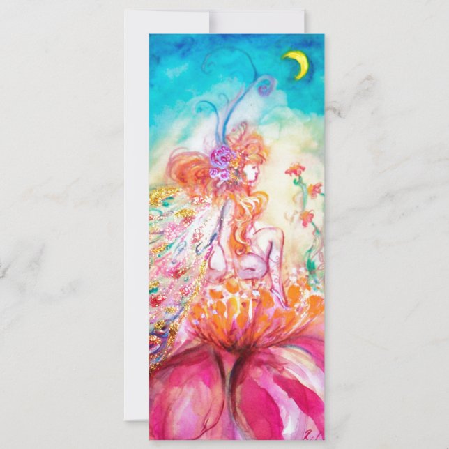 ALTHEA ,pink blue yellow ice metallic paper Announcement (Front)