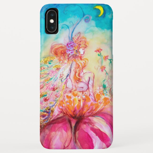 ALTHEA /Whimsical Fairy on the Pink Flower Case-Mate iPhone Case (Back)