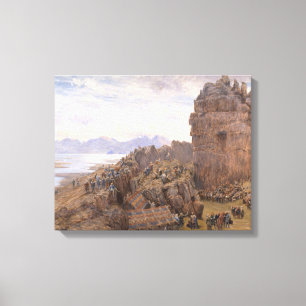 Althing in Session Canvas Print