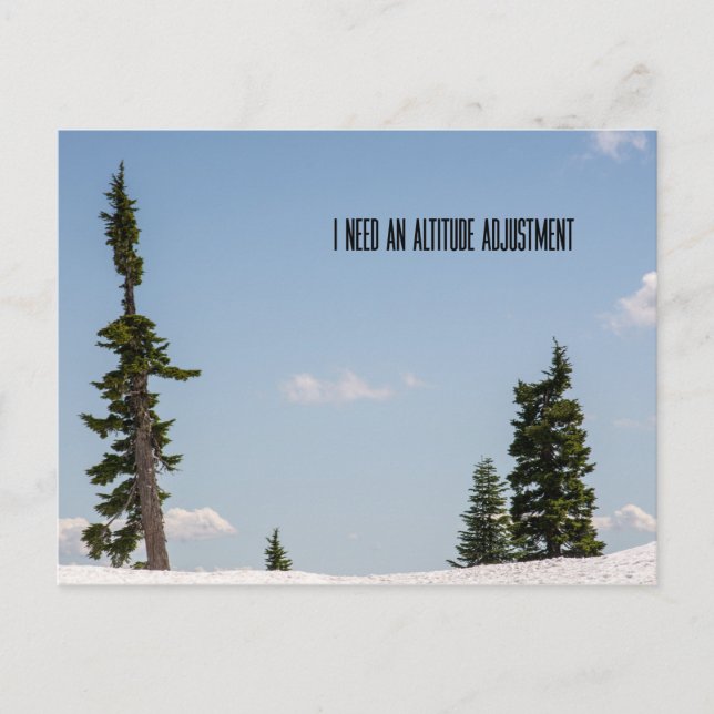 Altitude Adjustment Postcard (Front)
