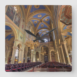 Altlerchenfelder Kirche Wien Österreich Square Wall Clock