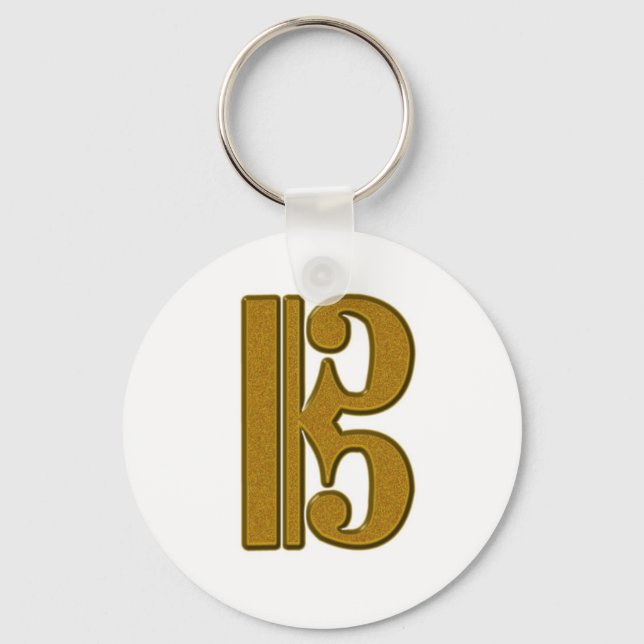 Alto Clef Keychain (Front)