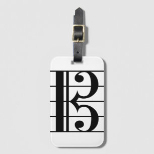 Alto Clef Luggage Tag