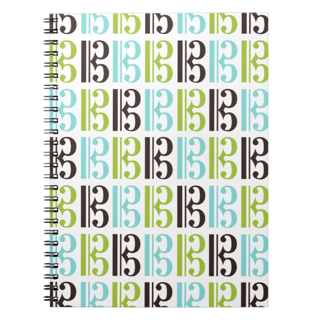 Alto Clef Pattern Notebook (Front)