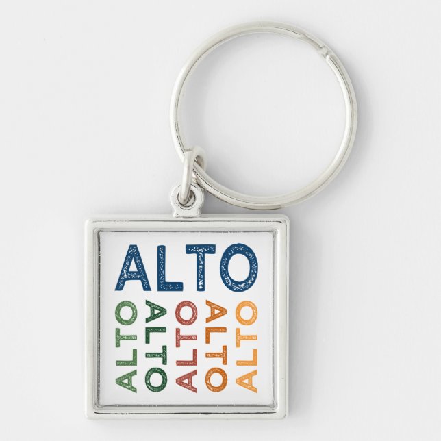 Alto Colourful Keychain (Front)