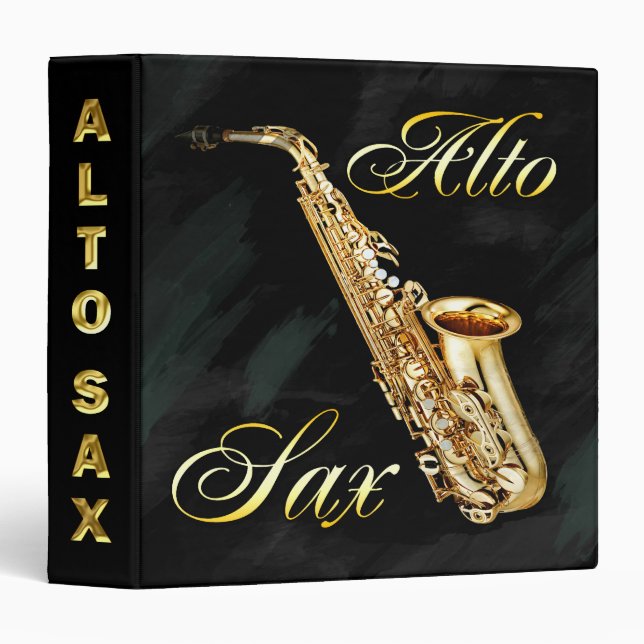 Alto Sax Binder (Front/Spine)