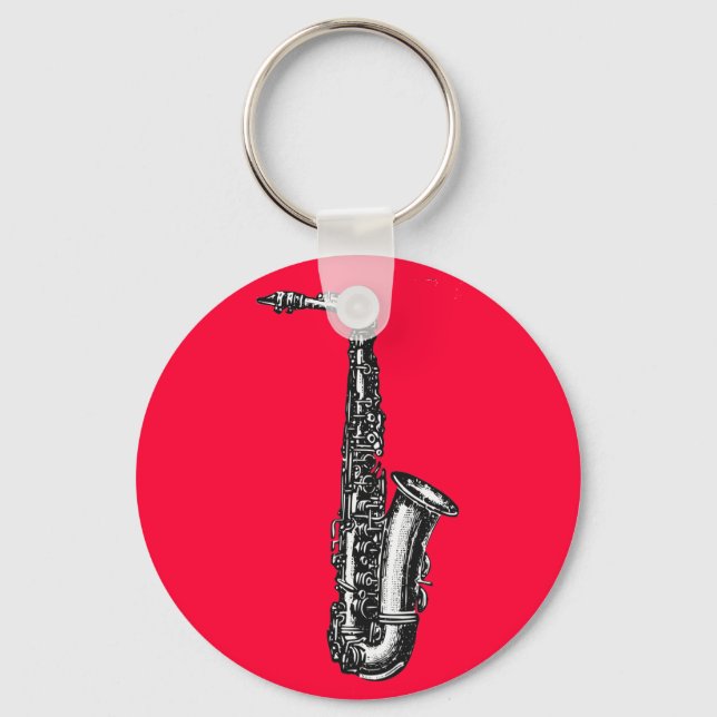 Alto Saxophone Keychain (Front)