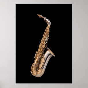 Alto saxophone poster