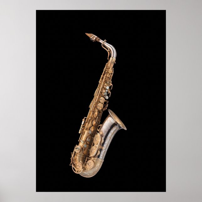 Alto saxophone  poster (Front)
