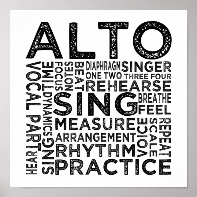 Alto Typography Poster (Front)