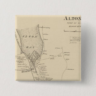 Alton PO 2 Inch Square Button