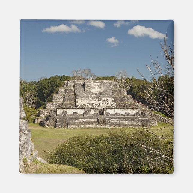 Altun Ha is a Mayan site that dates back to 200 Magnet (Front)