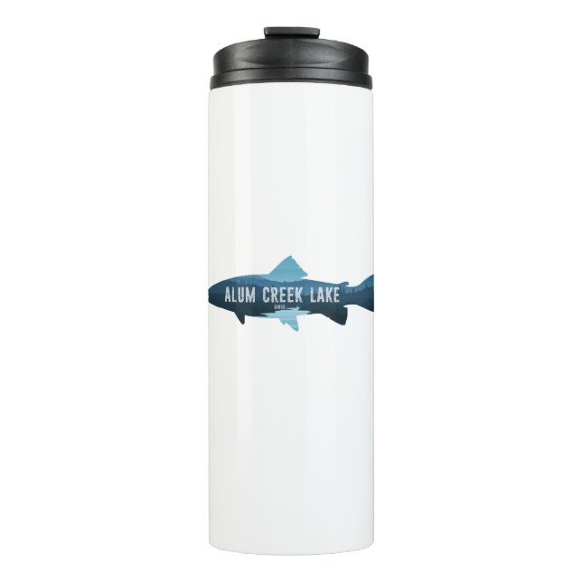 Alum Creek Lake Ohio Fish Thermal Tumbler (Front)