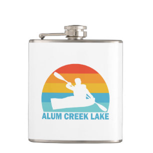 Alum Creek Lake Ohio Kayak Hip Flask