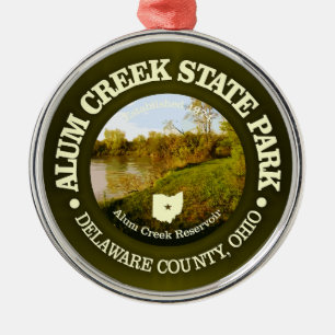 Alum Creek SP Metal Ornament
